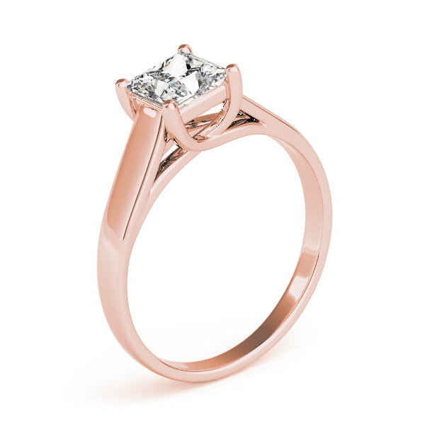 Square Trellis Engagement Ring