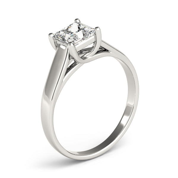 Square Trellis Engagement Ring