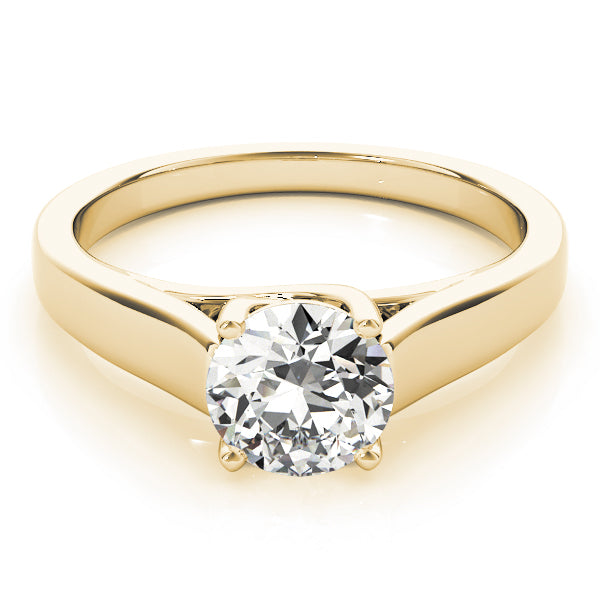 Round Trellis Diamond Engagement Ring · 0.50 ct tw