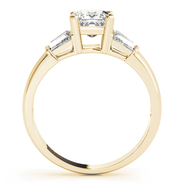 Square Fancy Shape Baguette Diamond Engagement Ring · 0.56 ct tw