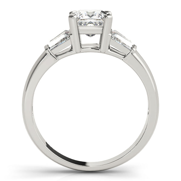 Square Fancy Shape Baguette Diamond Engagement Ring · 0.56 ct tw