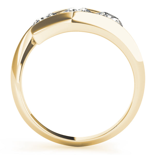 Round Three-Stone Diamond Engagement Ring · 0.24 ct tw