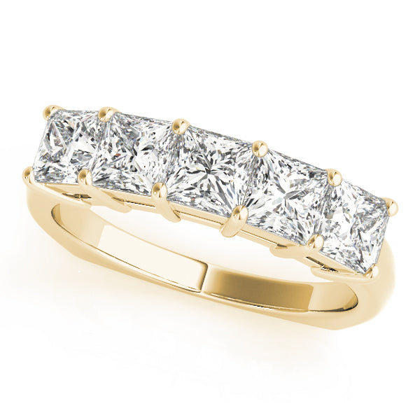Princess Fancy Shape Diamond Wedding Band · 1.10 ct tw