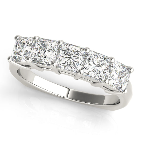 Princess Fancy Shape Diamond Wedding Band · 1.30 ct tw