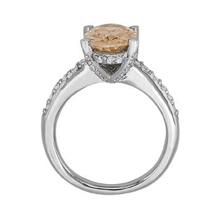 Oval Gemstone Fashion Ring · 0.32 ct tw