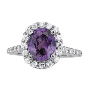 Oval Gemstone Fashion Ring · 0.76 ct tw