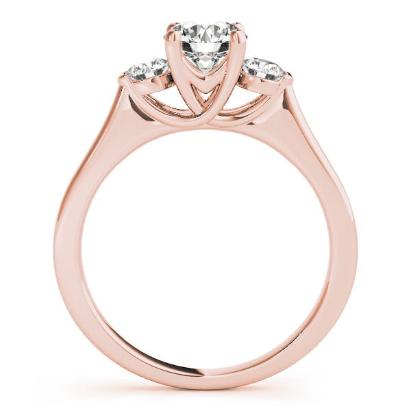Round Three-Stone Diamond Engagement Ring · 1.53 ct tw