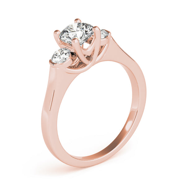 Round Three-Stone Diamond Engagement Ring · 2.00 ct tw