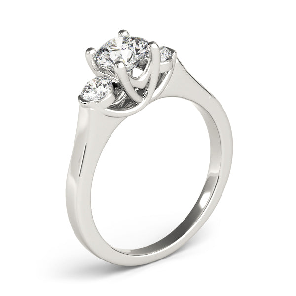 Round Three-Stone Diamond Engagement Ring · 2.00 ct tw