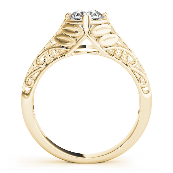 Round Antique Diamond Engagement Ring · 0.50 ct tw