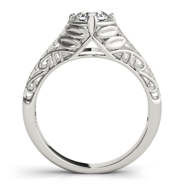 Round Antique Diamond Engagement Ring · 0.50 ct tw