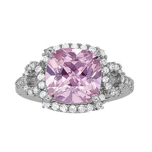Cushion Princess Gemstone Fashion Ring · 0.52 ct tw