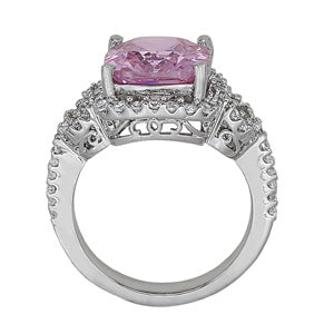 Cushion Princess Gemstone Fashion Ring · 0.52 ct tw