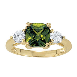 Cushion Single Row Channel Set Diamond Fashion Ring · 0.50 ct tw