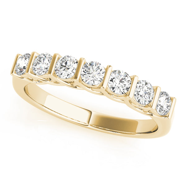 Bar Set Diamond Wedding Band · 0.98 ct tw