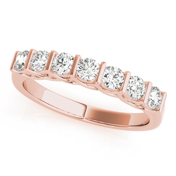 Bar Set Diamond Wedding Band · 0.98 ct tw