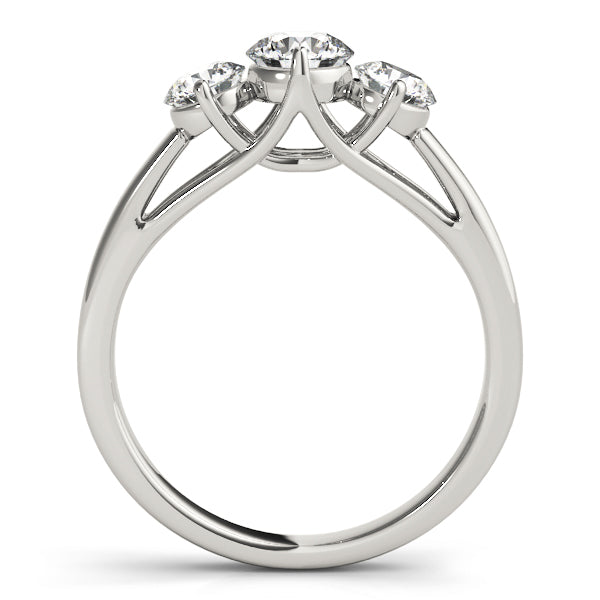 Round Three-Stone Diamond Engagement Ring · 1.00 ct tw