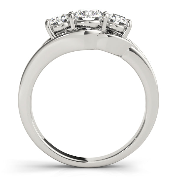 Round Three-Stone Diamond Engagement Ring · 1.00 ct tw