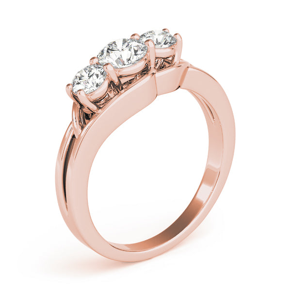 Round Three-Stone Diamond Engagement Ring · 1.00 ct tw