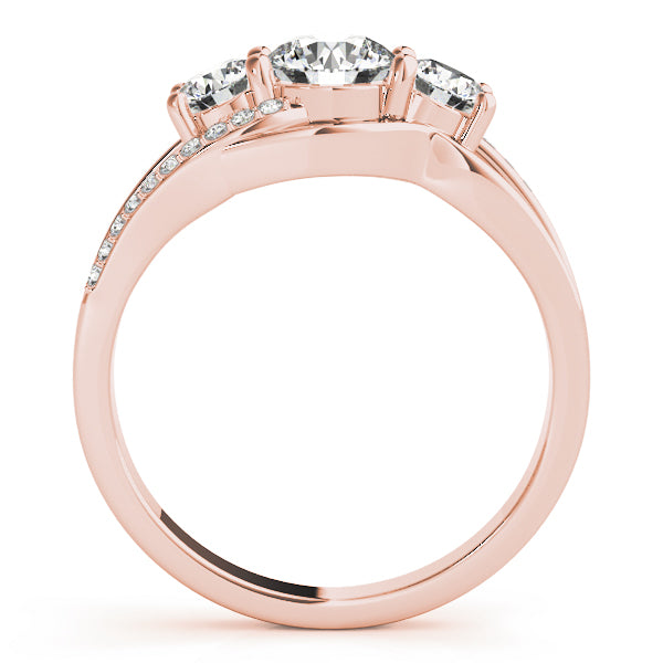 Round Three-Stone Diamond Engagement Ring · 1.45 ct tw