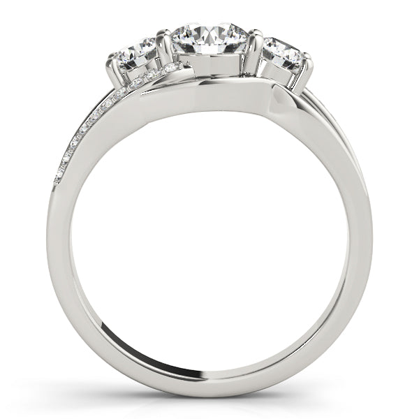 Round Three-Stone Diamond Engagement Ring · 1.45 ct tw