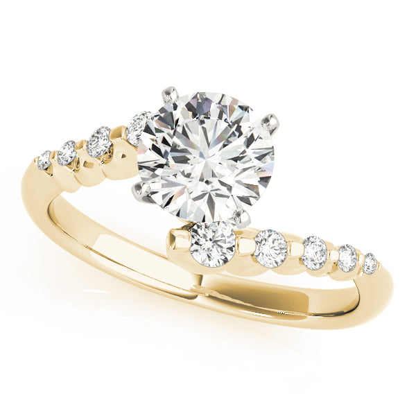 Bypass Diamond Engagement Ring · 0.24 ct tw