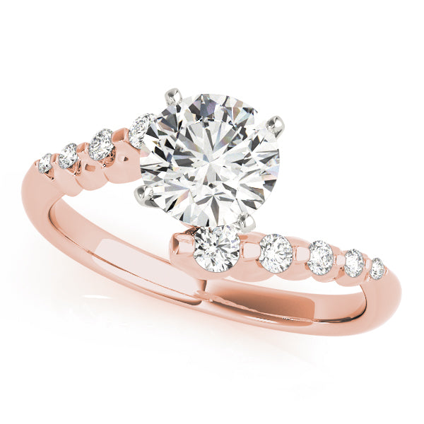 Bypass Diamond Engagement Ring · 0.24 ct tw