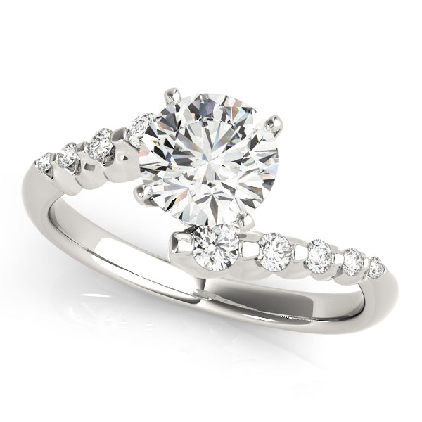 Bypass Diamond Engagement Ring · 0.24 ct tw