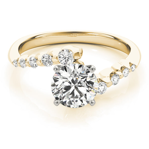 Bypass Diamond Engagement Ring · 0.24 ct tw