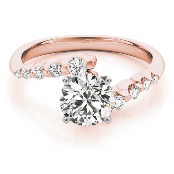 Bypass Diamond Engagement Ring · 0.24 ct tw