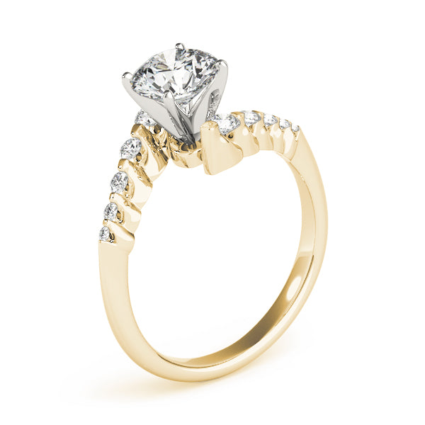 Bypass Diamond Engagement Ring · 0.24 ct tw