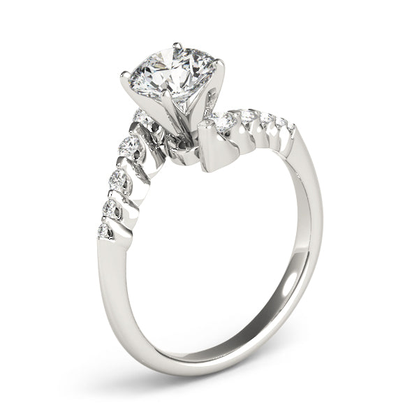 Bypass Diamond Engagement Ring · 0.24 ct tw