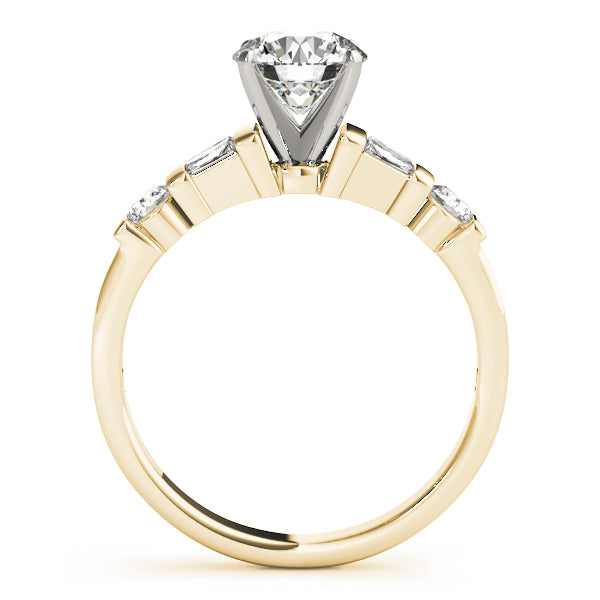 Baguette Fancy Shape Diamond Engagement Ring · 0.32 ct tw
