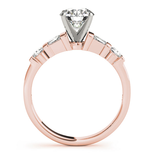 Baguette Fancy Shape Diamond Engagement Ring · 0.32 ct tw