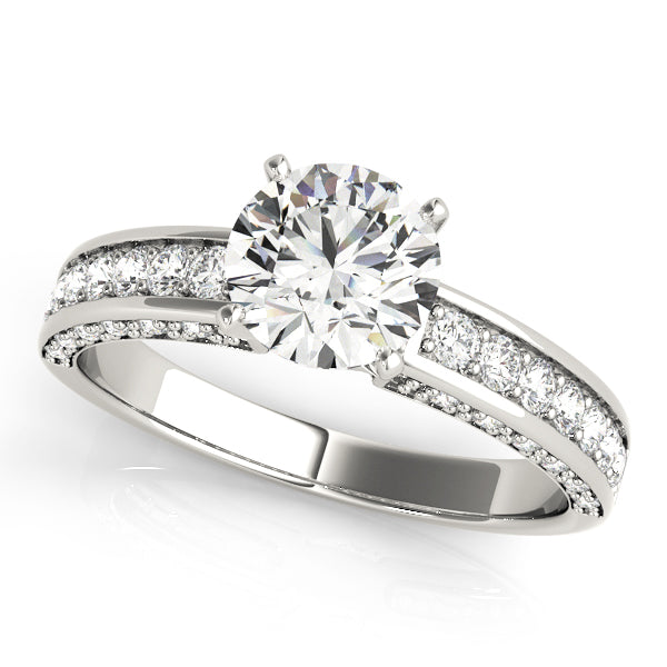 Single Row Prong Set Diamond Engagement Ring · 0.40 ct tw