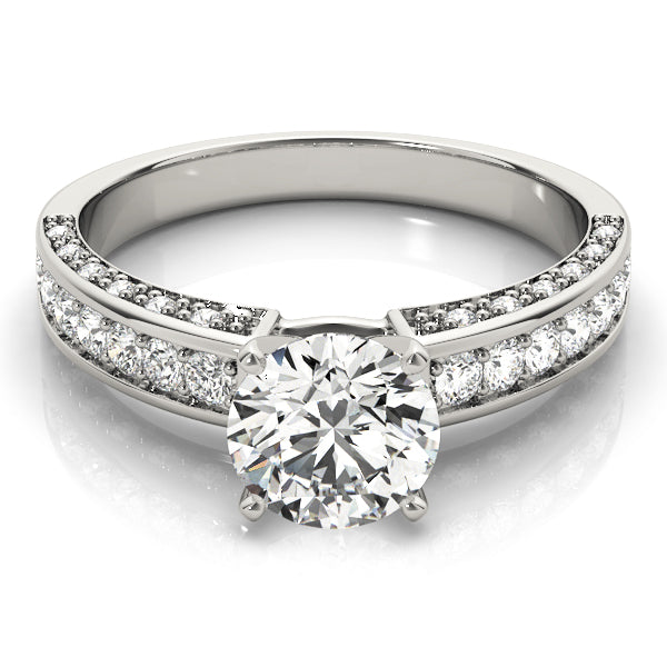 Single Row Prong Set Diamond Engagement Ring · 0.40 ct tw