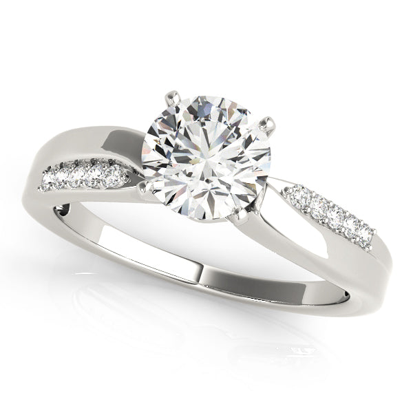 Bypass Diamond Engagement Ring · 0.07 ct tw
