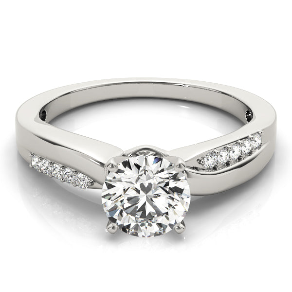 Bypass Diamond Engagement Ring · 0.07 ct tw