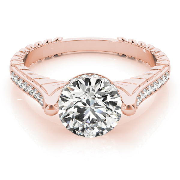 Round Antique Diamond Engagement Ring · 1.68 ct tw