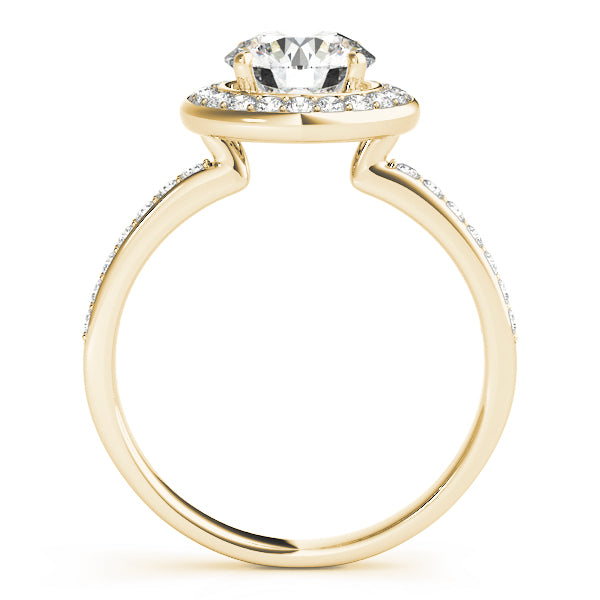 Round Halo Diamond Engagement Ring · 1.59 ct tw