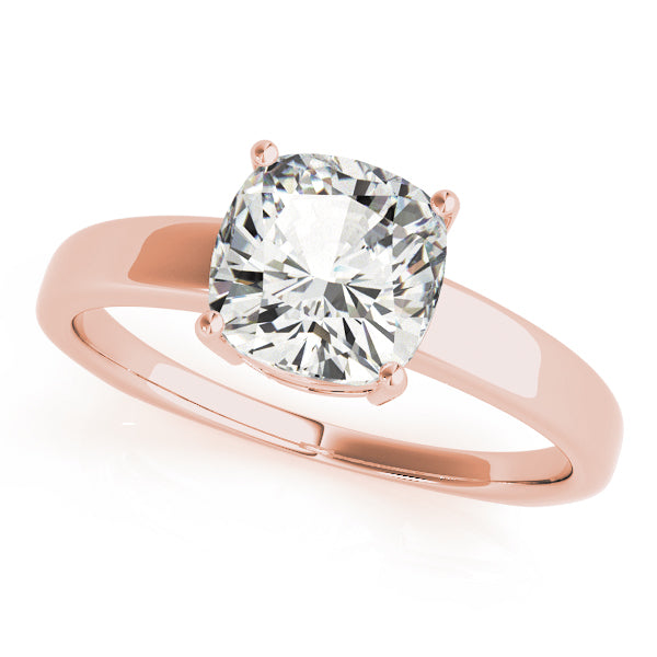 Cushion Diamond Solitaire Engagement Ring · 0.70 ct tw