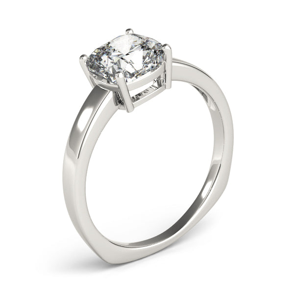 Cushion Diamond Solitaire Engagement Ring · 0.70 ct tw