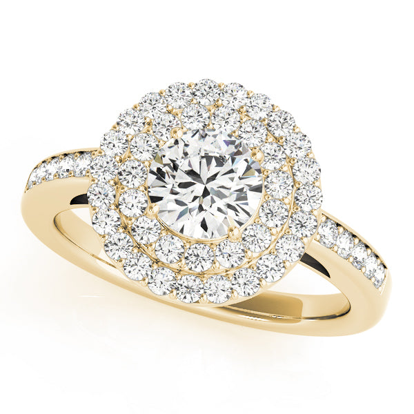 Round Halo Diamond Engagement Ring · 1.47 ct tw