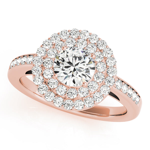 Round Halo Diamond Engagement Ring · 1.47 ct tw