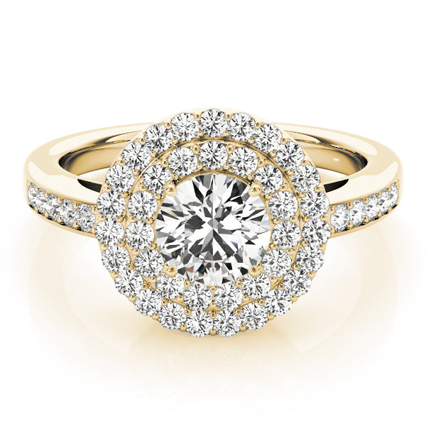 Round Halo Diamond Engagement Ring · 1.47 ct tw