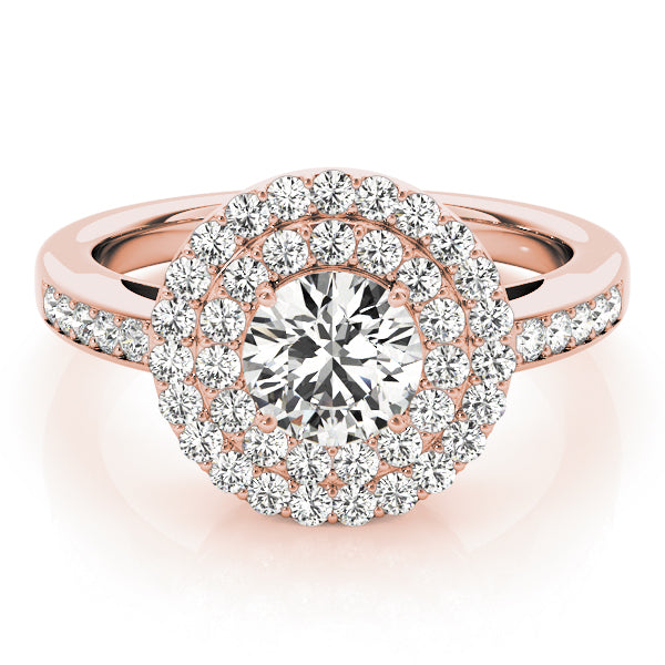 Round Halo Diamond Engagement Ring · 1.47 ct tw
