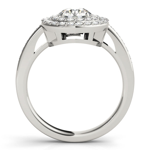 Round Halo Diamond Engagement Ring · 1.47 ct tw