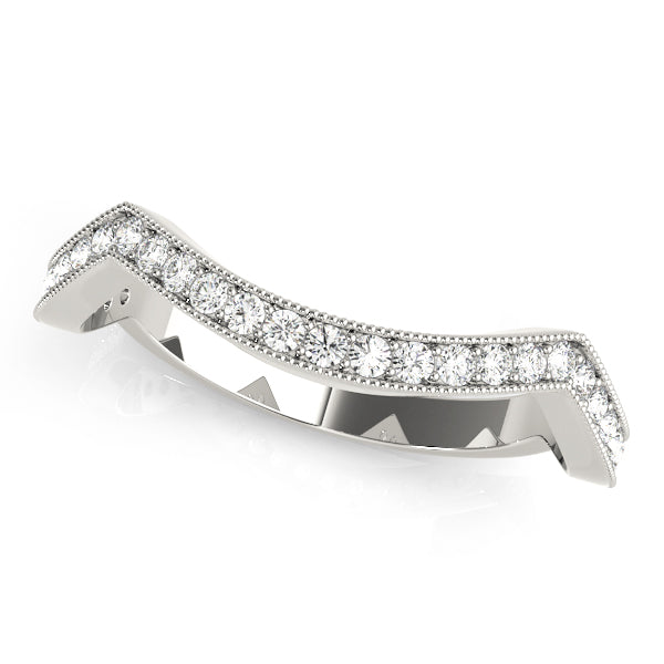 Curved Diamond Wedding Band · 0.23 ct tw