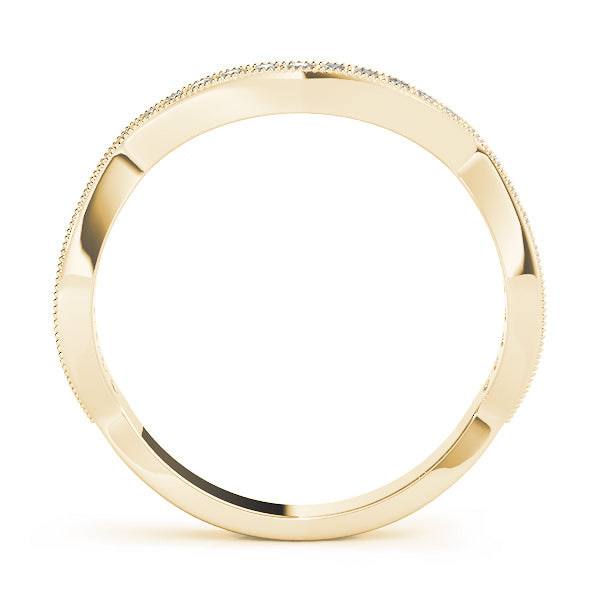 Curved Diamond Wedding Band · 0.23 ct tw