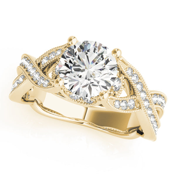 Round Multi-Row Diamond Engagement Ring · 1.39 ct tw